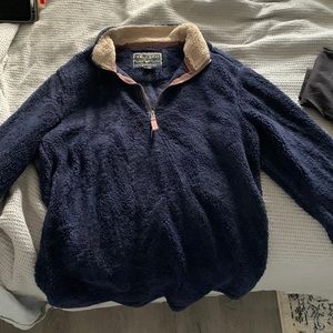 TRUE GRIT NAVY ZIP UP